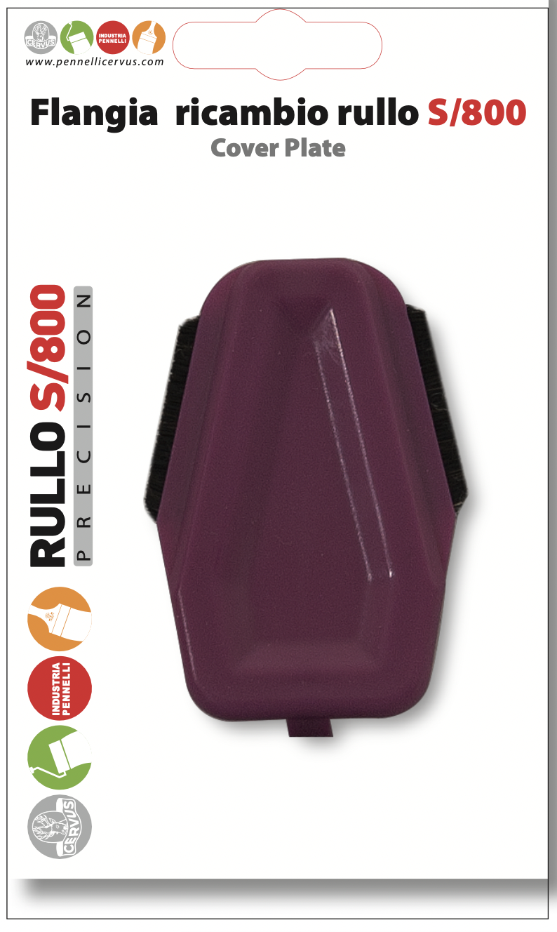 Rullo per pittura da 10 cm con bordo - BricoNew